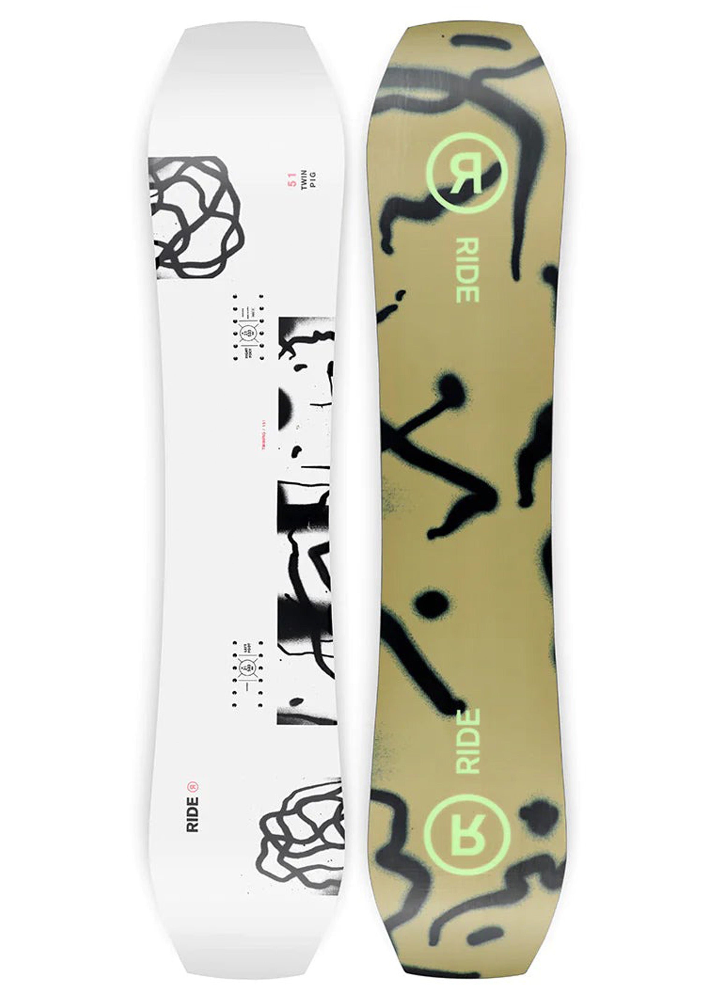 Snowboard RIDE Twinpig 2024