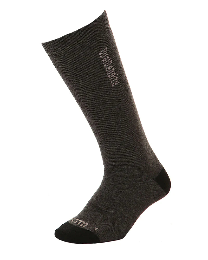 Snow Socks XTM Dual Density Merino Wool Blend - Grey