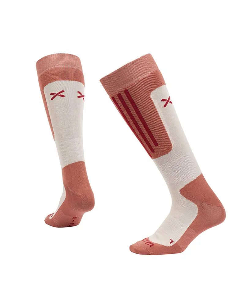 Snow Socks XTM Sochi Merino Blend Technical -Dusty Pink