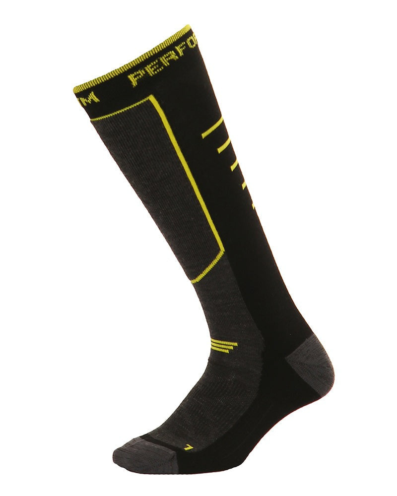 Snow Socks XTM Slalom XTM Merino Blend Socks- Black