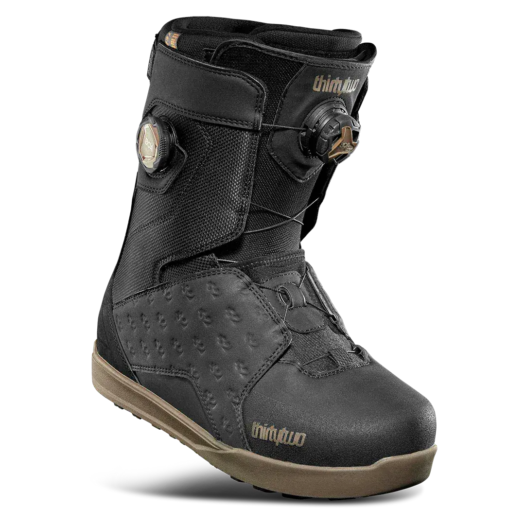 Snowboard Boots THIRTYTWO LASHED Double Boa, Wide- Black/ Gum 2026