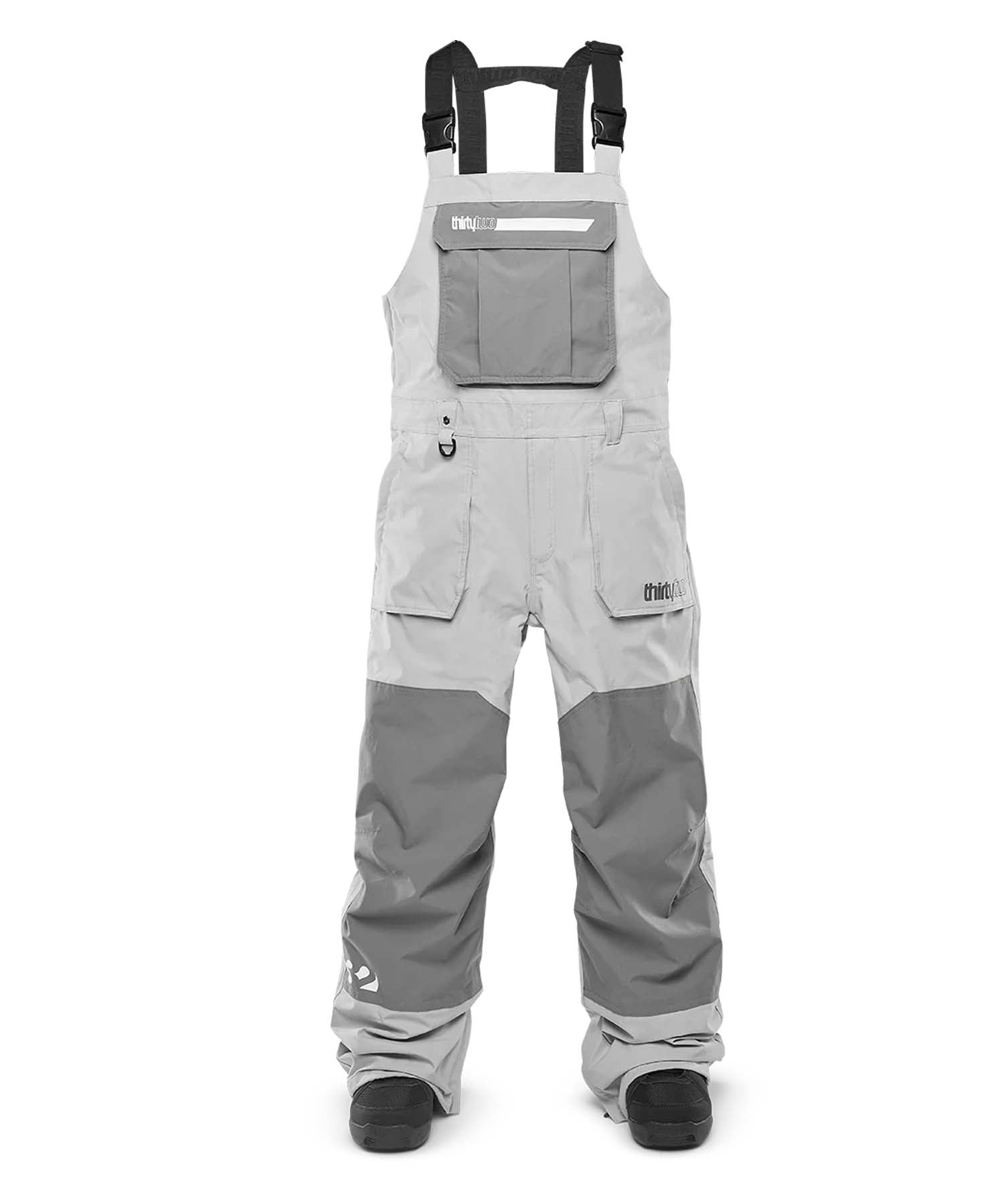 Snow Bib & Brace THIRTYTWO Basement Bib -Charcoal 2025