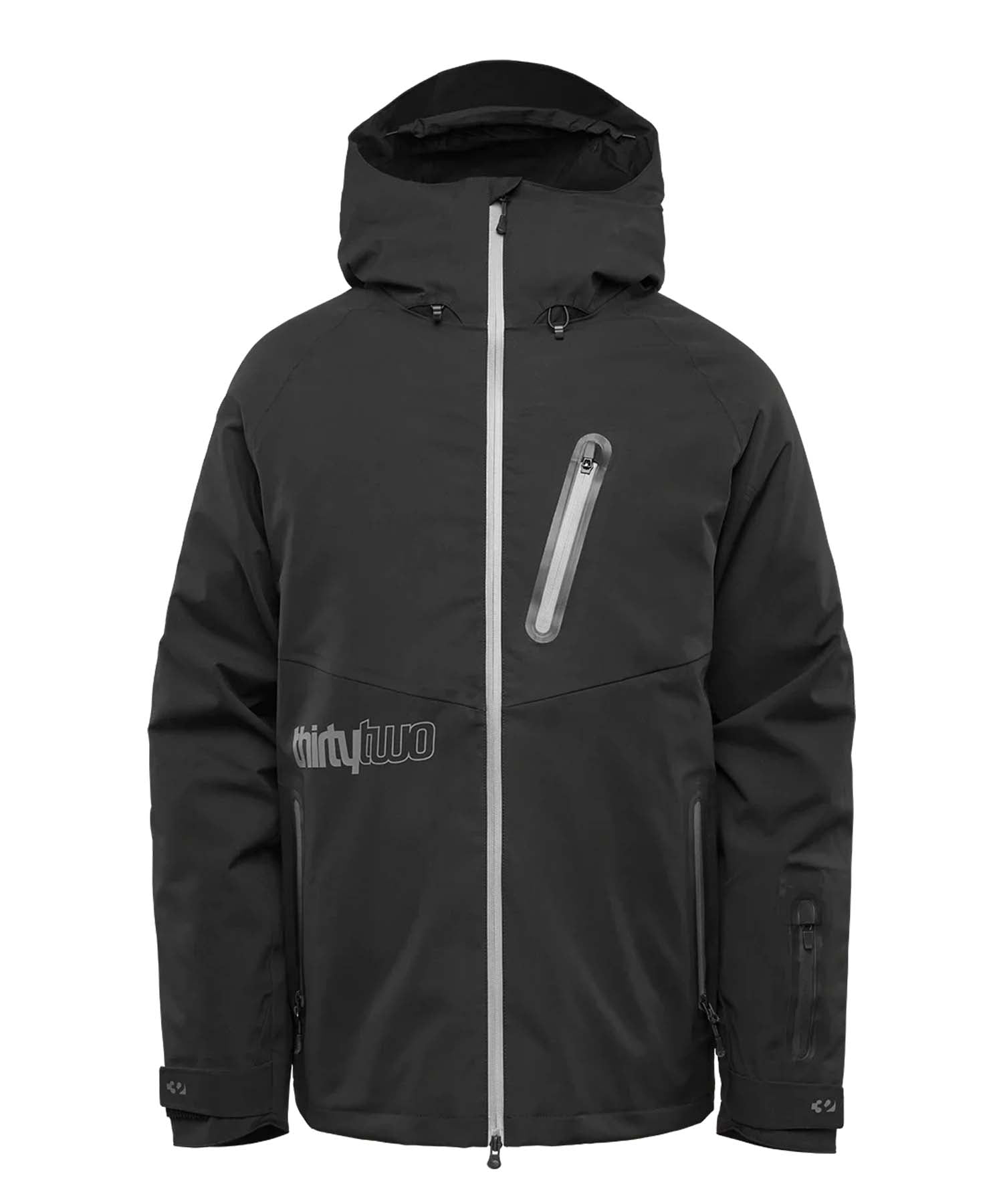 Snow Jacket THIRTYTWO Grasser Mens Jacket- Black, 2025