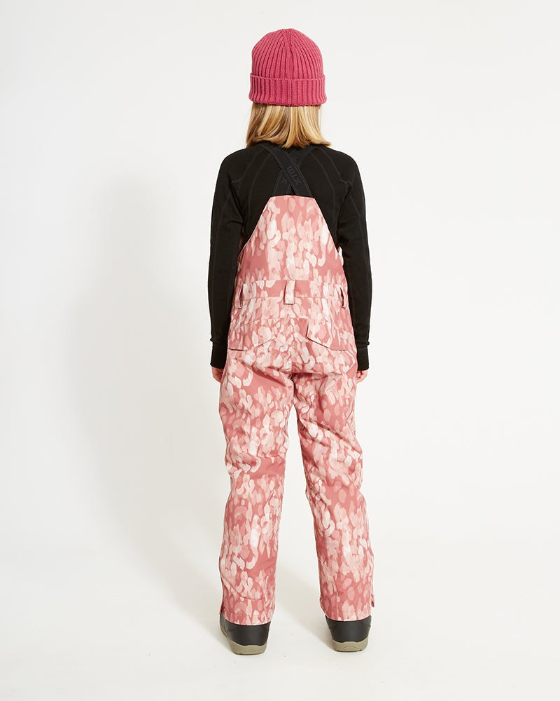XTM Zeppelin Kids Bib Snow Pant- Dusty Pink Camo