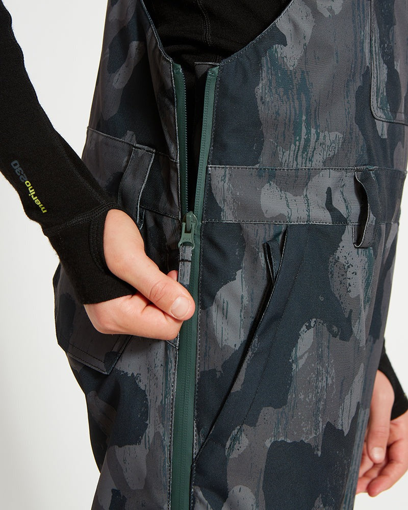 XTM Zeppelin Kids Bib Snow Pant-Dusk Snow Camo