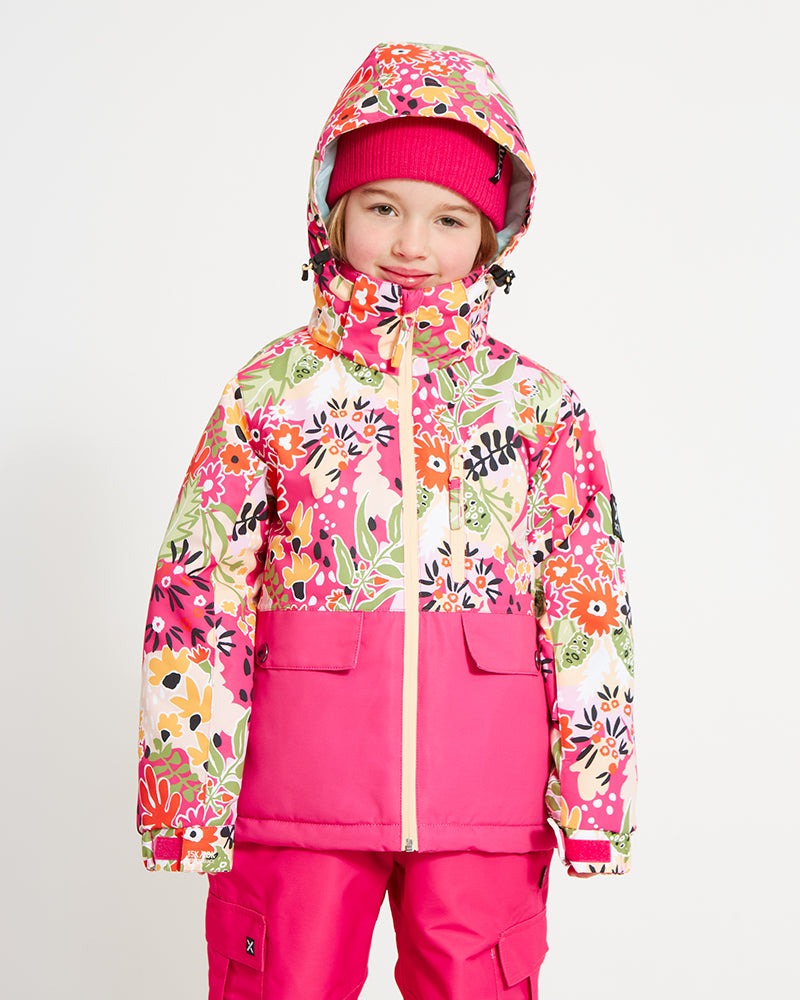 XTM Yama Kids Snow Jacket 2-6 years-Magenta banksia