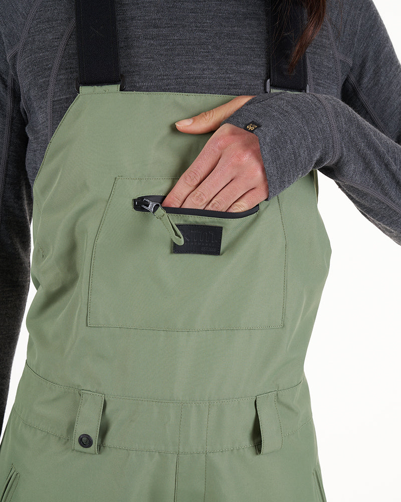 XTM Snow Bib & Brace Harper Ladies Snow Pant - Sage