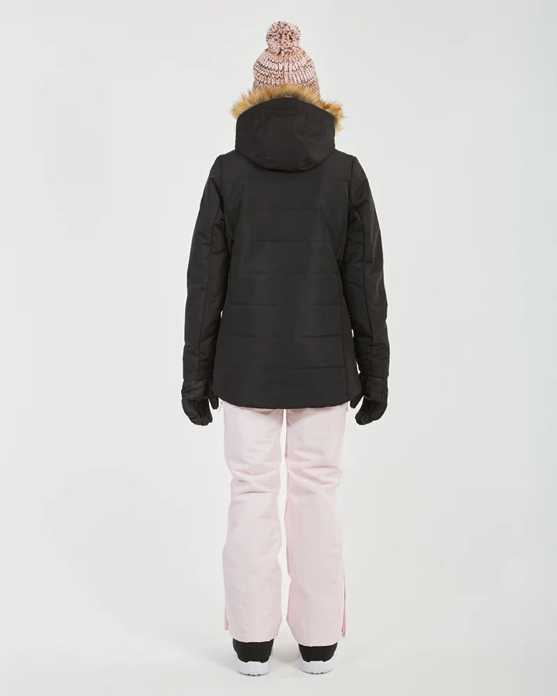 XTM Province Womens Ski Jacket - Black, Khaki, Blossom