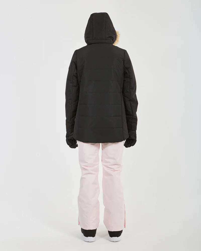 XTM Province Womens Ski Jacket - Black, Khaki, Blossom