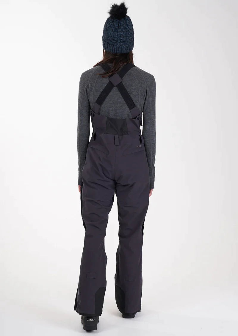 XTM Snow Bib & Brace Lithium II Ladies Ski Snow Pant -Granite