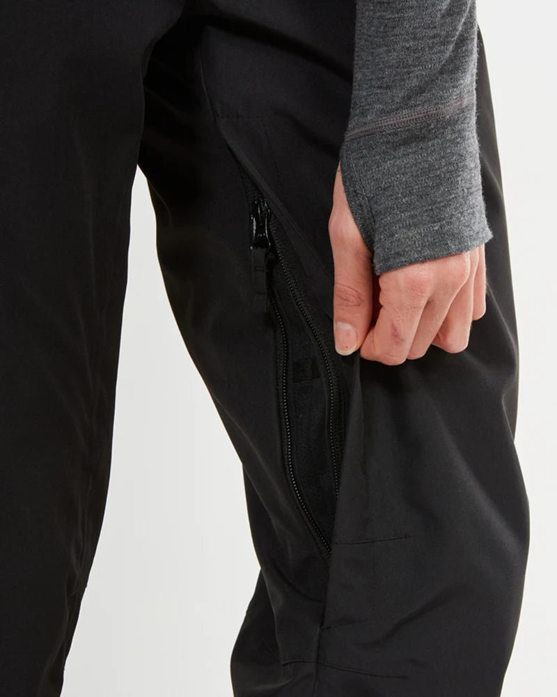 XTM Womens Harper II Bib Overalls Ski Pant - Black Or Almond NEW