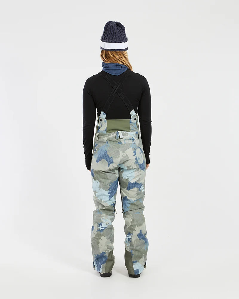 XTM Womens Harper II Bib Overalls Ski Pant - Stone Camo or Indigo NEW