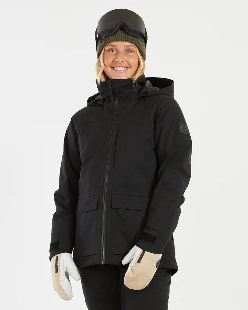 XTM Womens Elevation II Ski Jacket - Black Or Sky Blue NEW