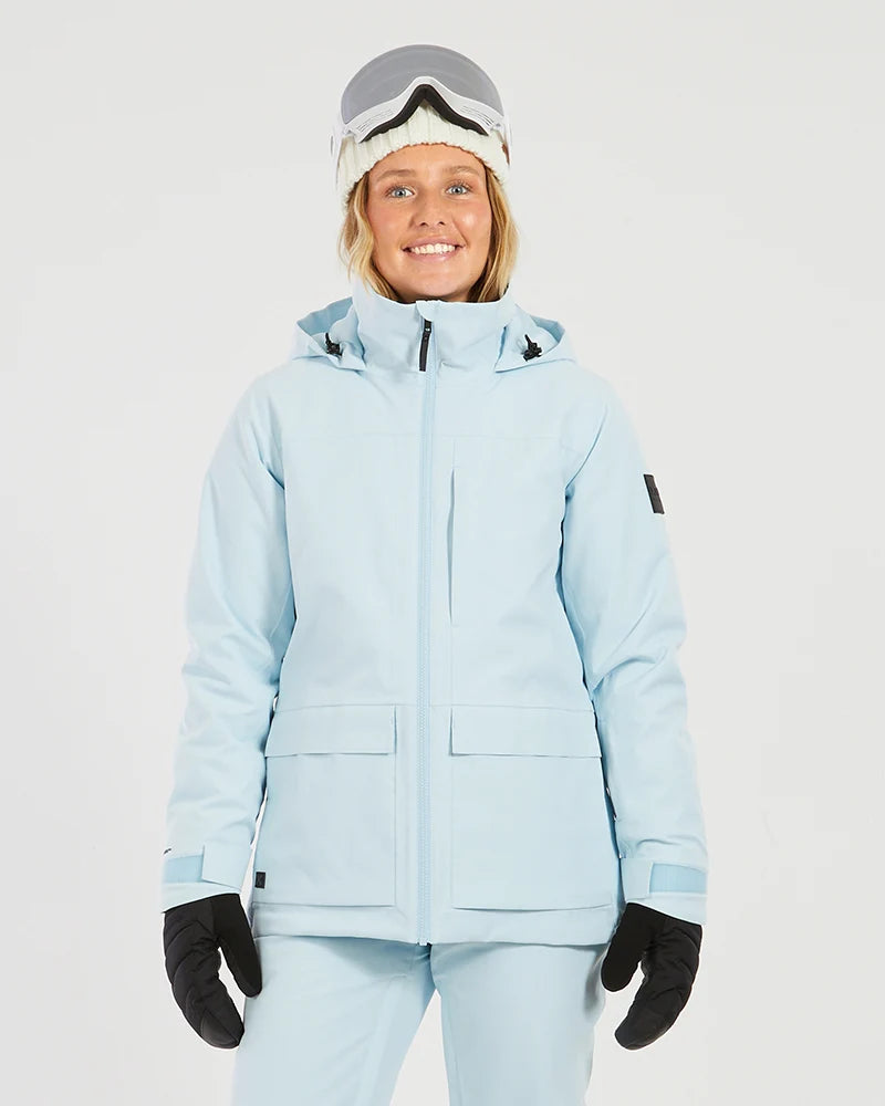 XTM Womens Elevation II Ski Jacket - Black Or Sky Blue NEW