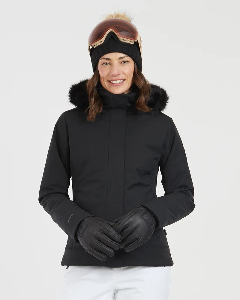 XTM Womens Solace Ski Jacket - Black Or White NEW
