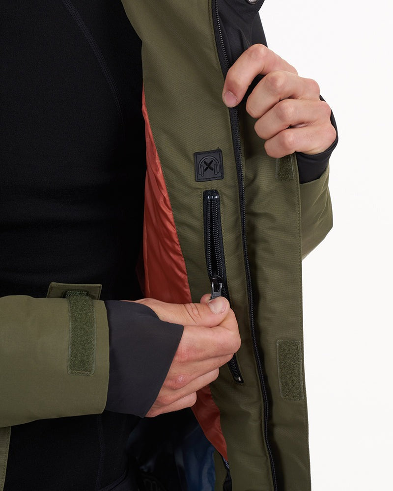 XTM Snow Jacket MILES II Men's - Winter Moss