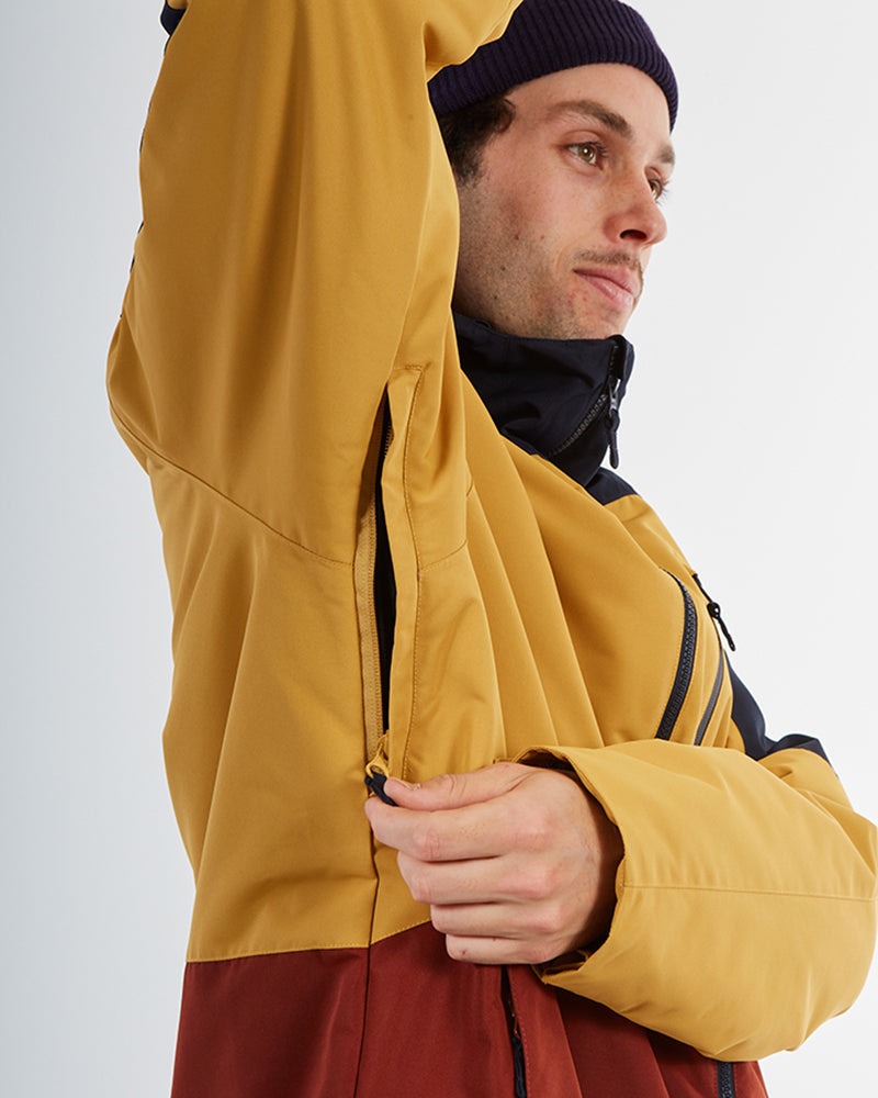 Snow Jacket XTM Traverse III Mens Ski Jacket - Mustard