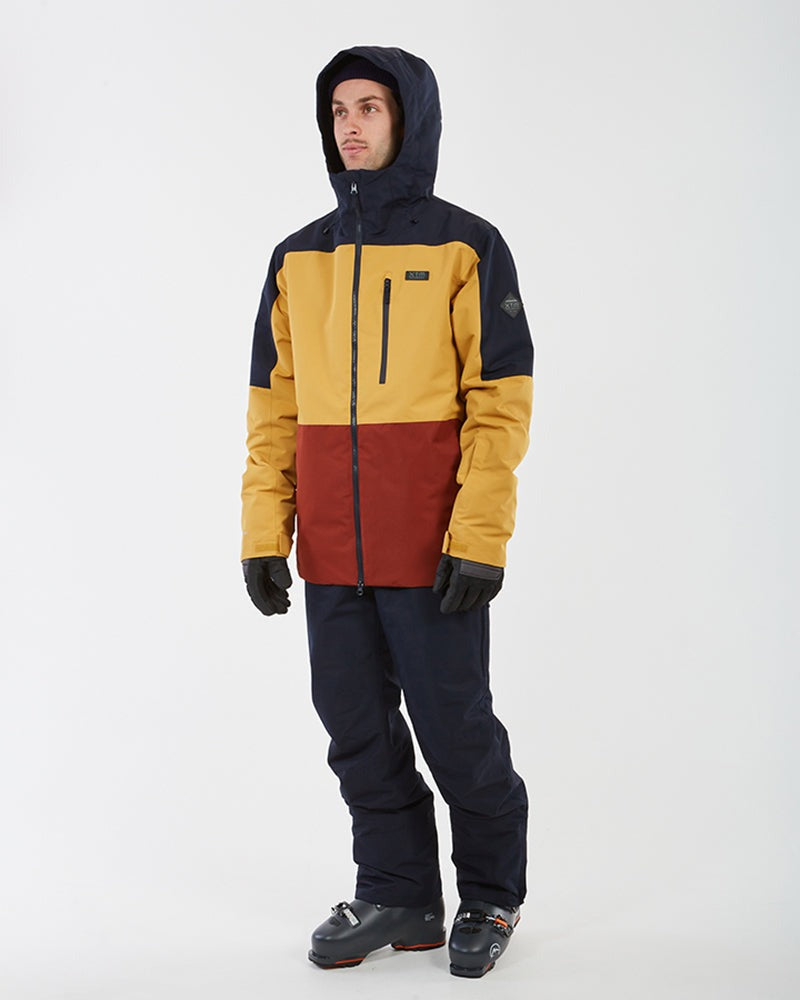 Snow Jacket XTM Traverse III Mens Ski Jacket - Mustard