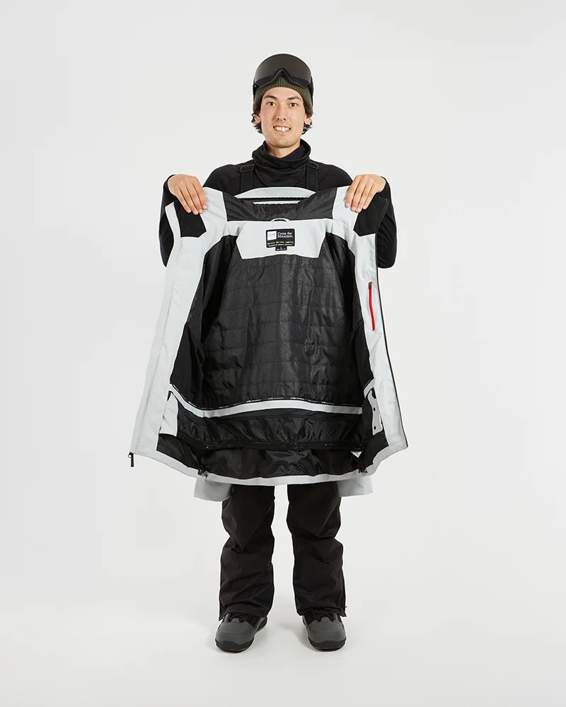 XTM Mens Exposure Snow Jacket- Black, Concrete, Mallard Green NEW