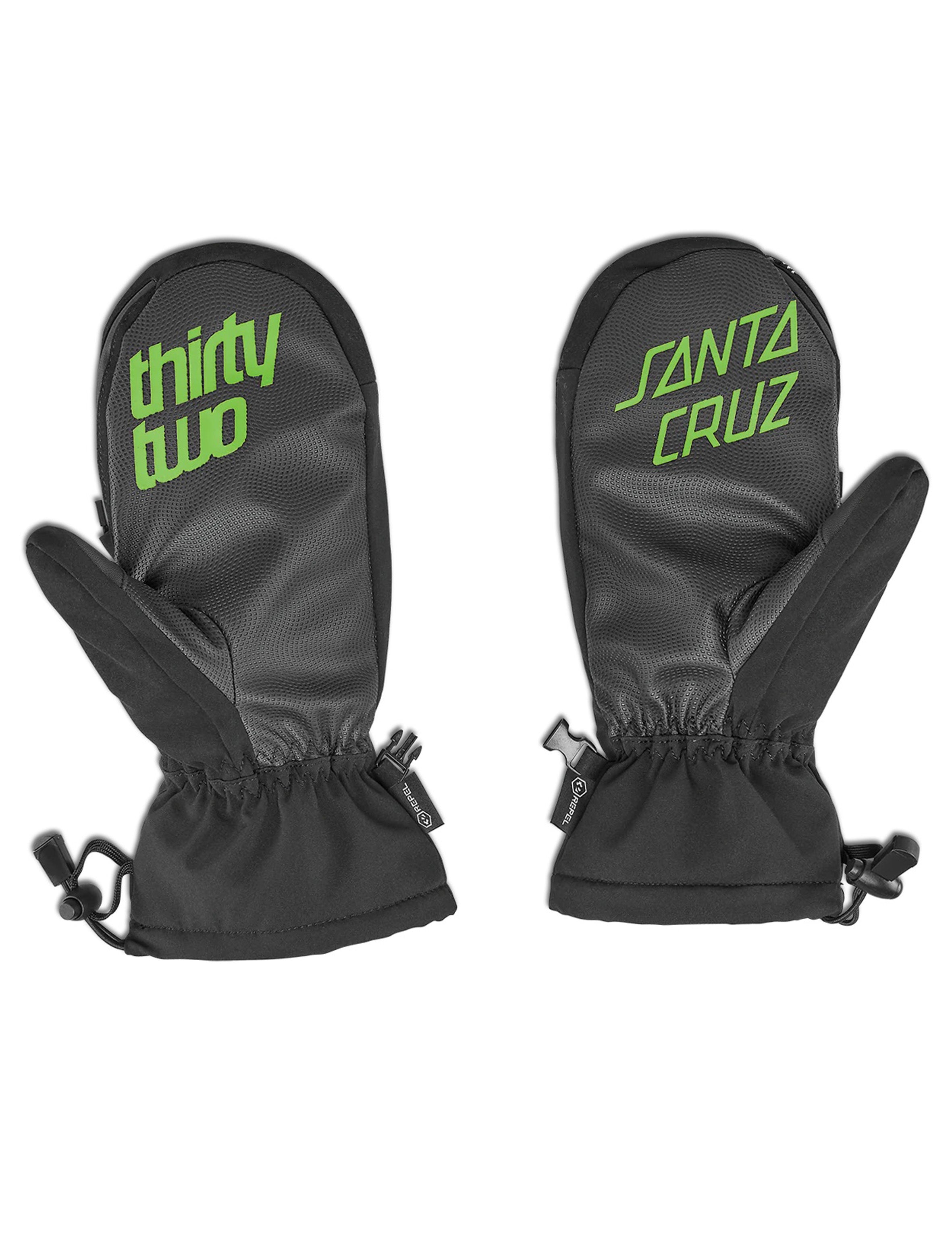 Snow Mitt THIRTYTWO SANTA CRUZ Mitt -Black/ Green
