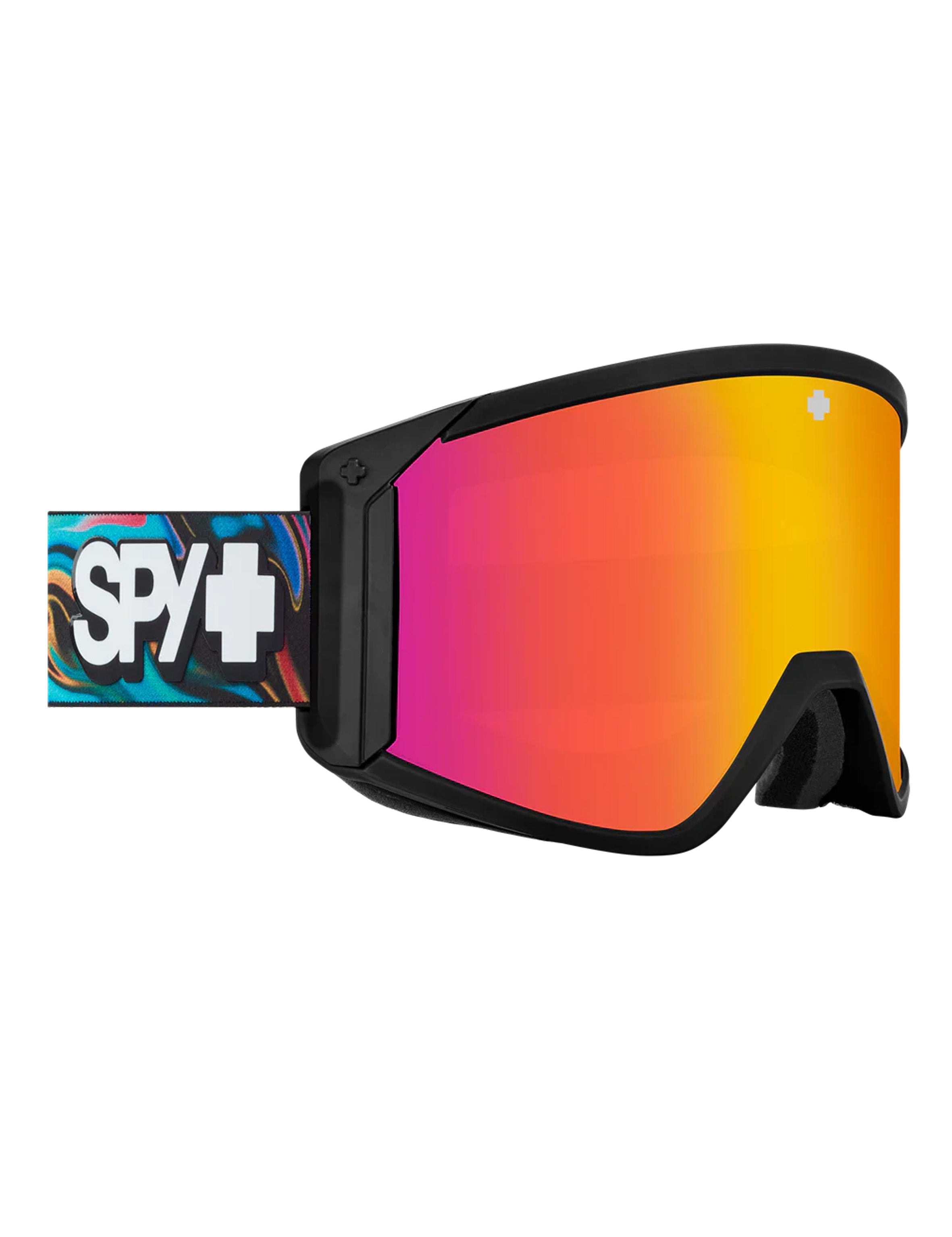 Snow Goggles SPY RAIDER Spy Psychedelic ML Bronze Pink Spectra Mirror (2x lenses)