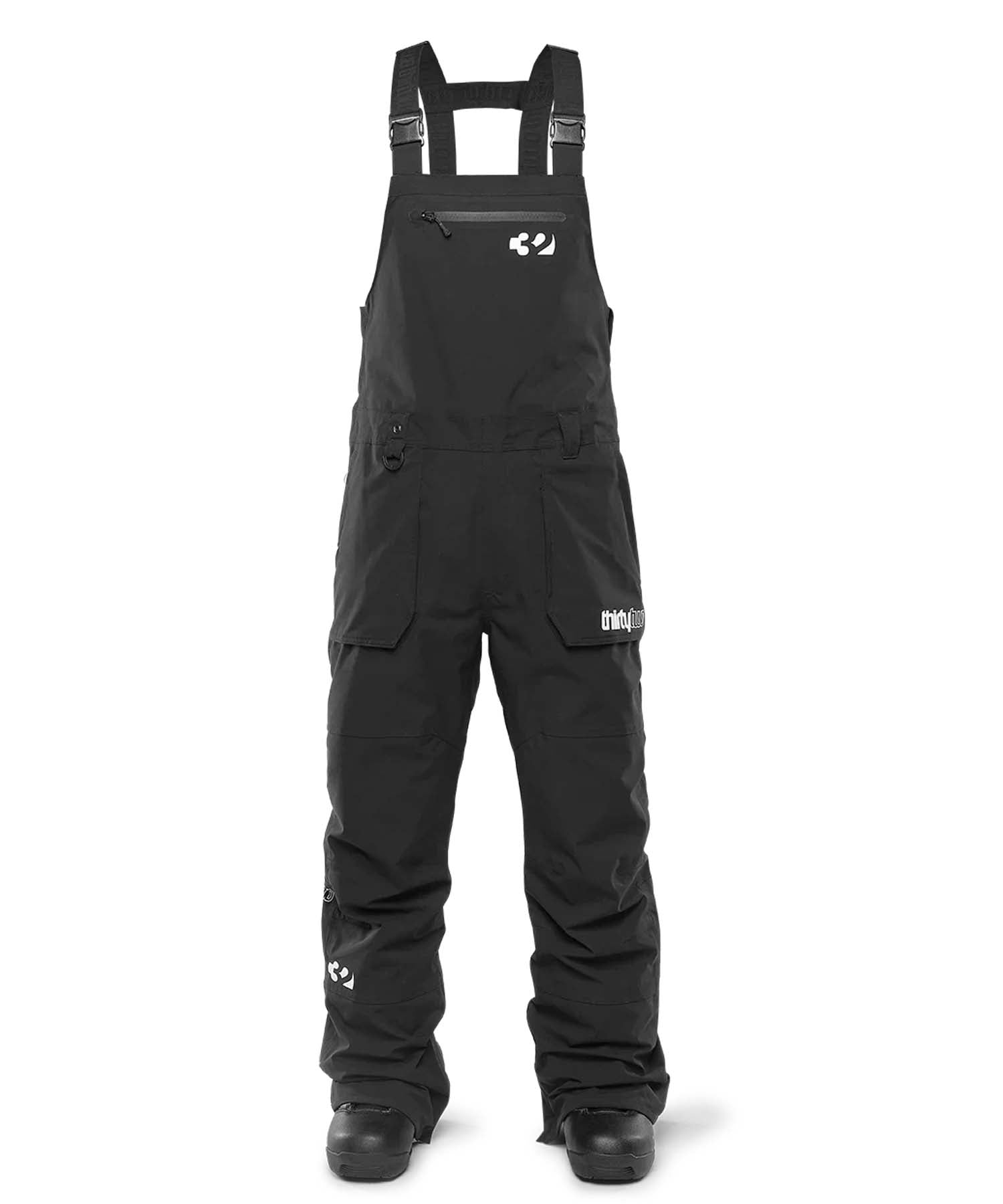 Snow Bib THIRTYTWO Basement Bib Women's -Black 2025