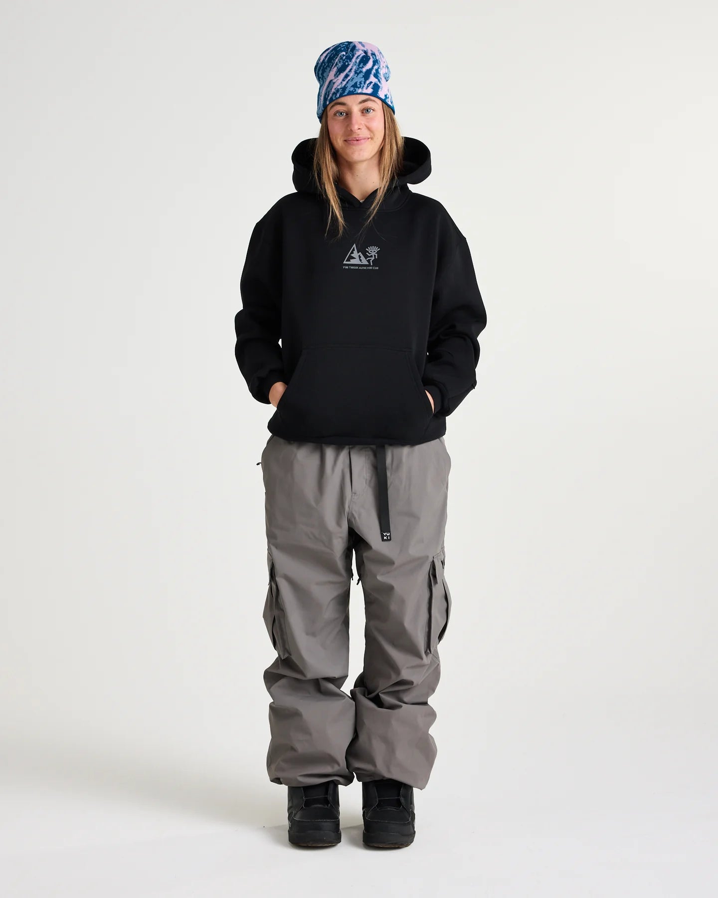 YUKI THREADS Alpine Hike Club Hoodie - Black
