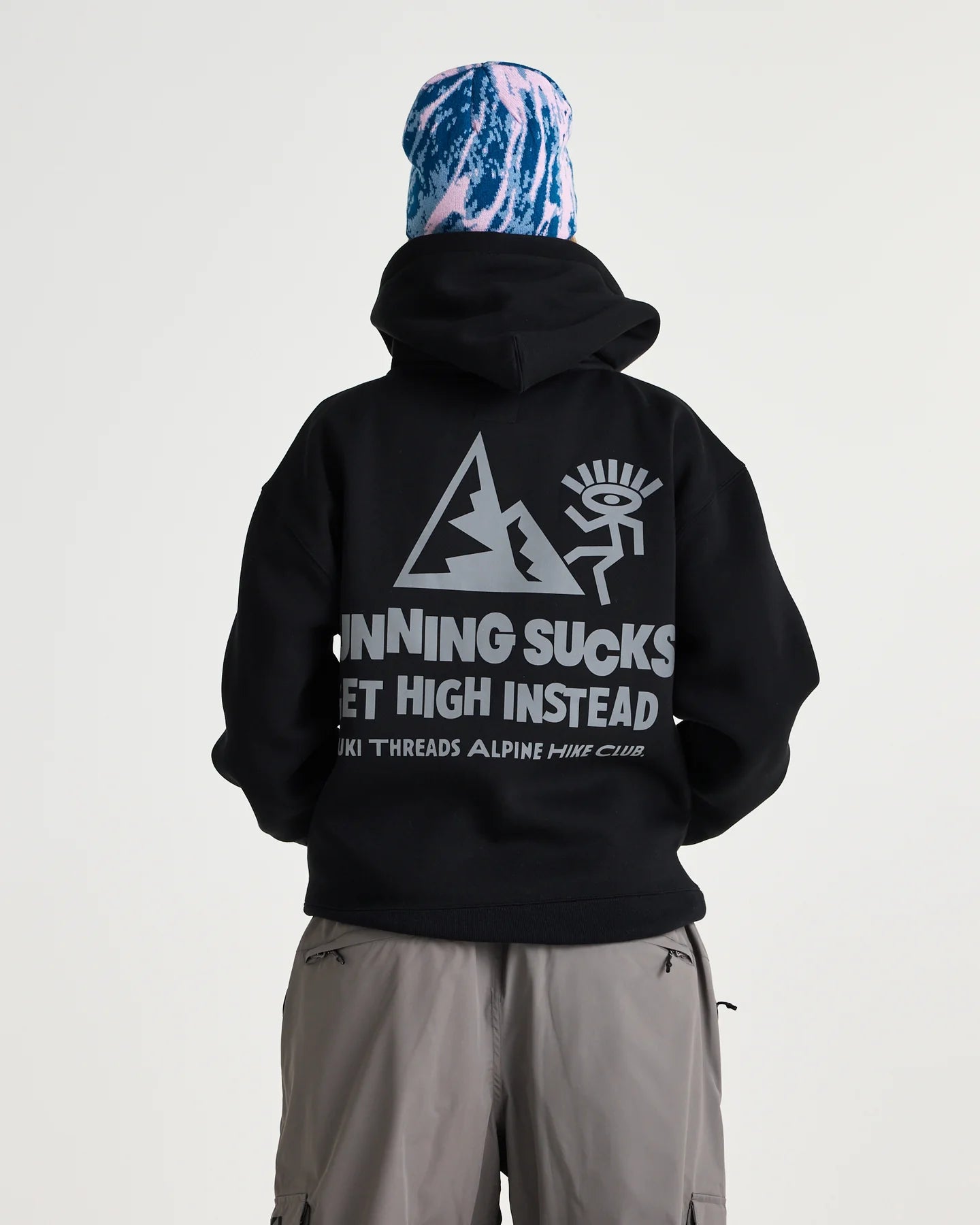 YUKI THREADS Alpine Hike Club Hoodie - Black