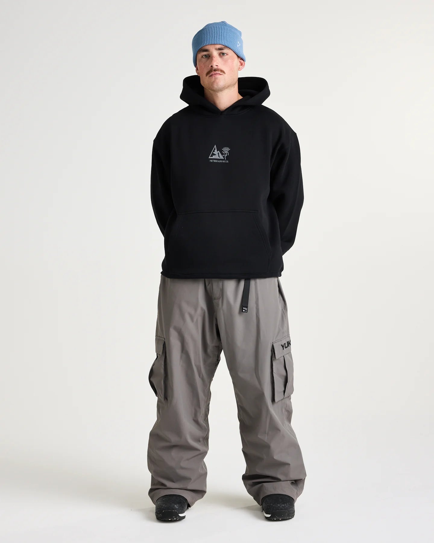 YUKI THREADS Alpine Hike Club Hoodie - Black