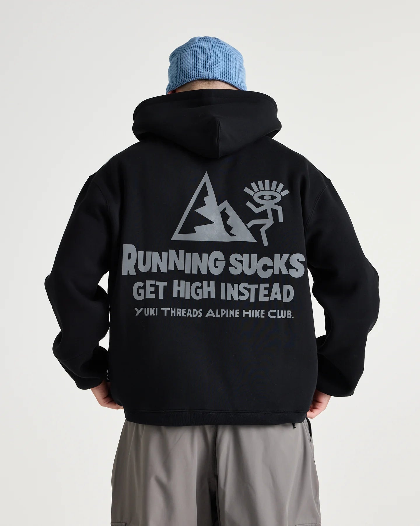 YUKI THREADS Alpine Hike Club Hoodie - Black