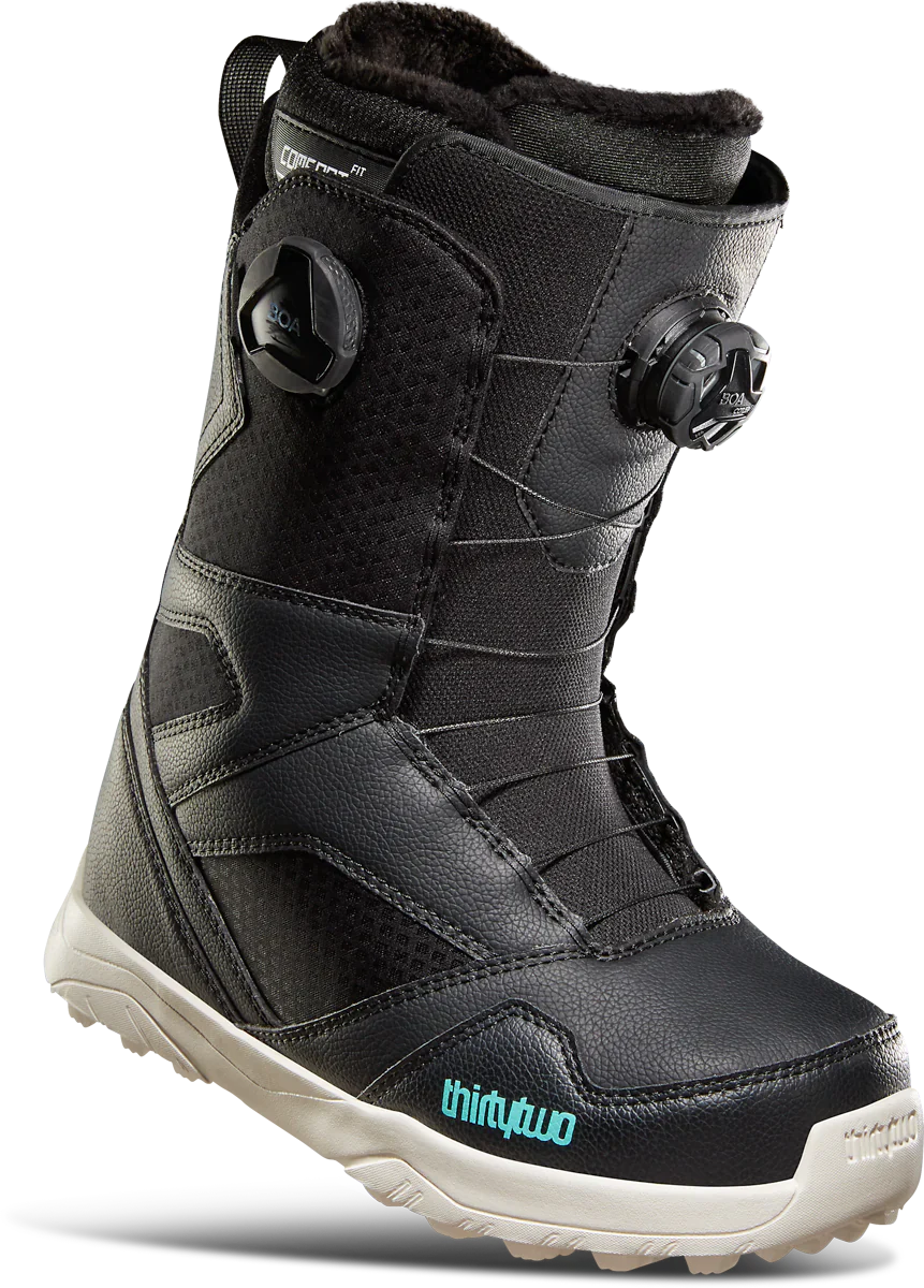 Snowboard Boots THIRTYTWO STW Double Boa, Womens- Black