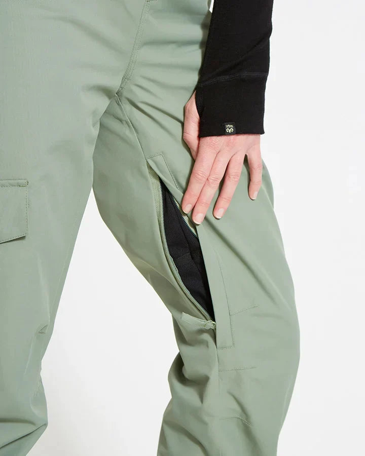 XTM Snow Bib & Brace Harper Ladies -Sage, Ivy Green, Leaf