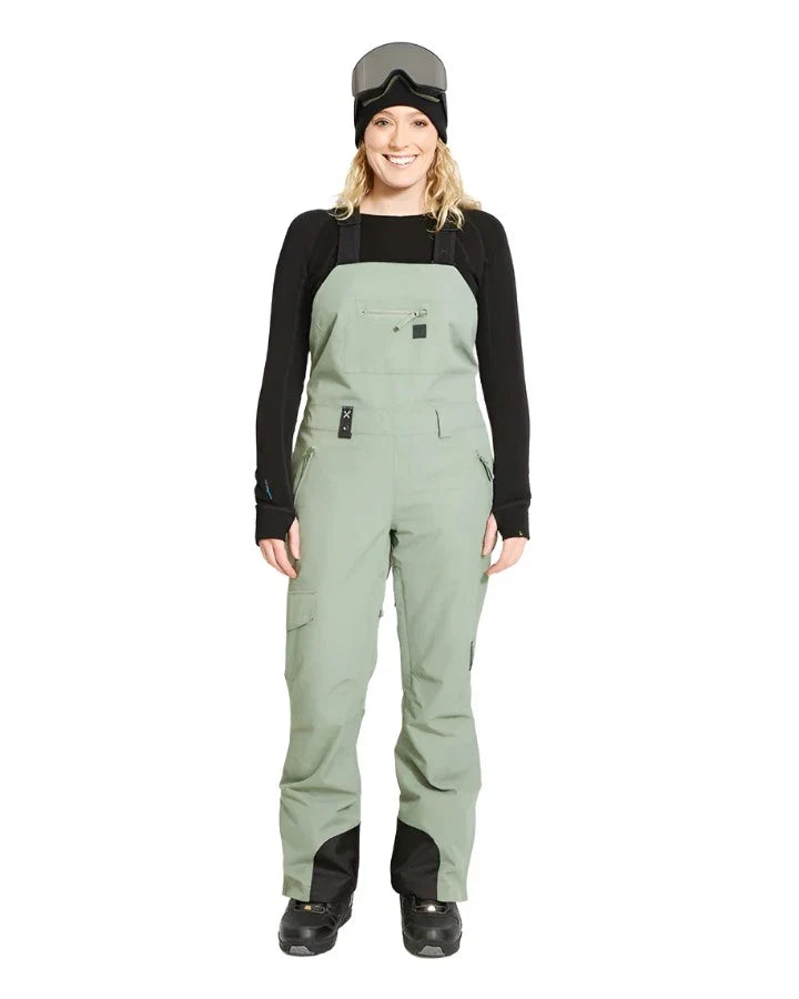 XTM Snow Bib & Brace Harper Ladies -Sage, Ivy Green, Leaf