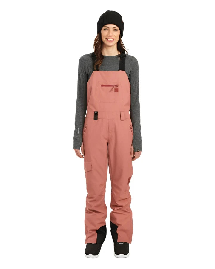 XTM Snow HARPER Bib & Brace Ladies Snow Pant -Dusty Pink