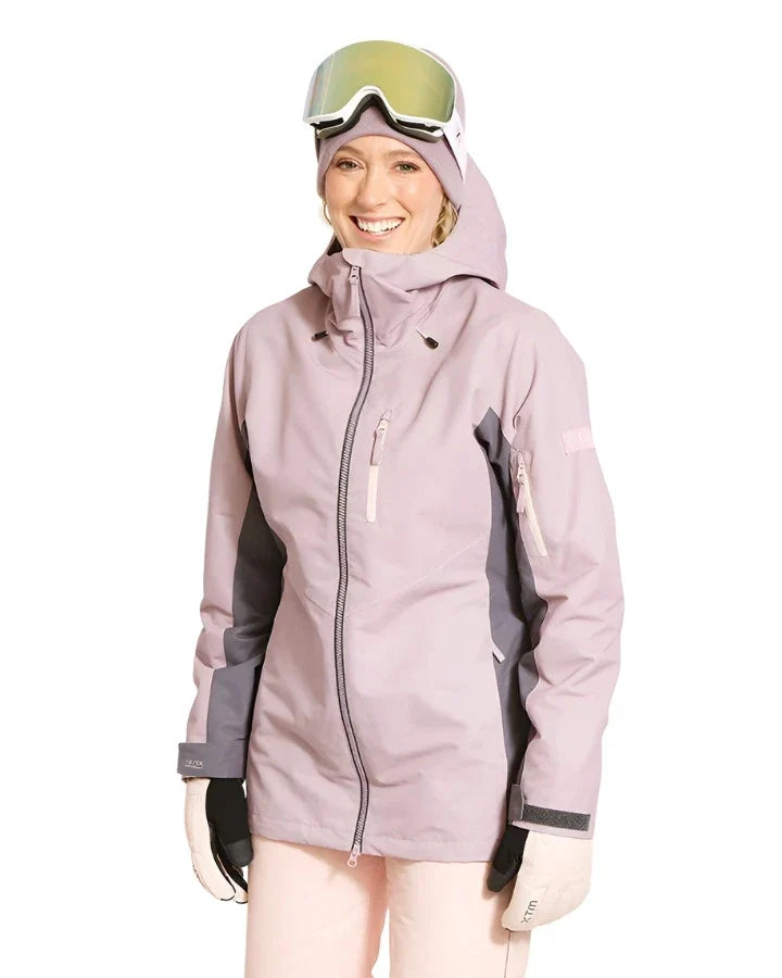 Snow Jacket XTM Lani II Ladies Jacket - Pavement Or Fog