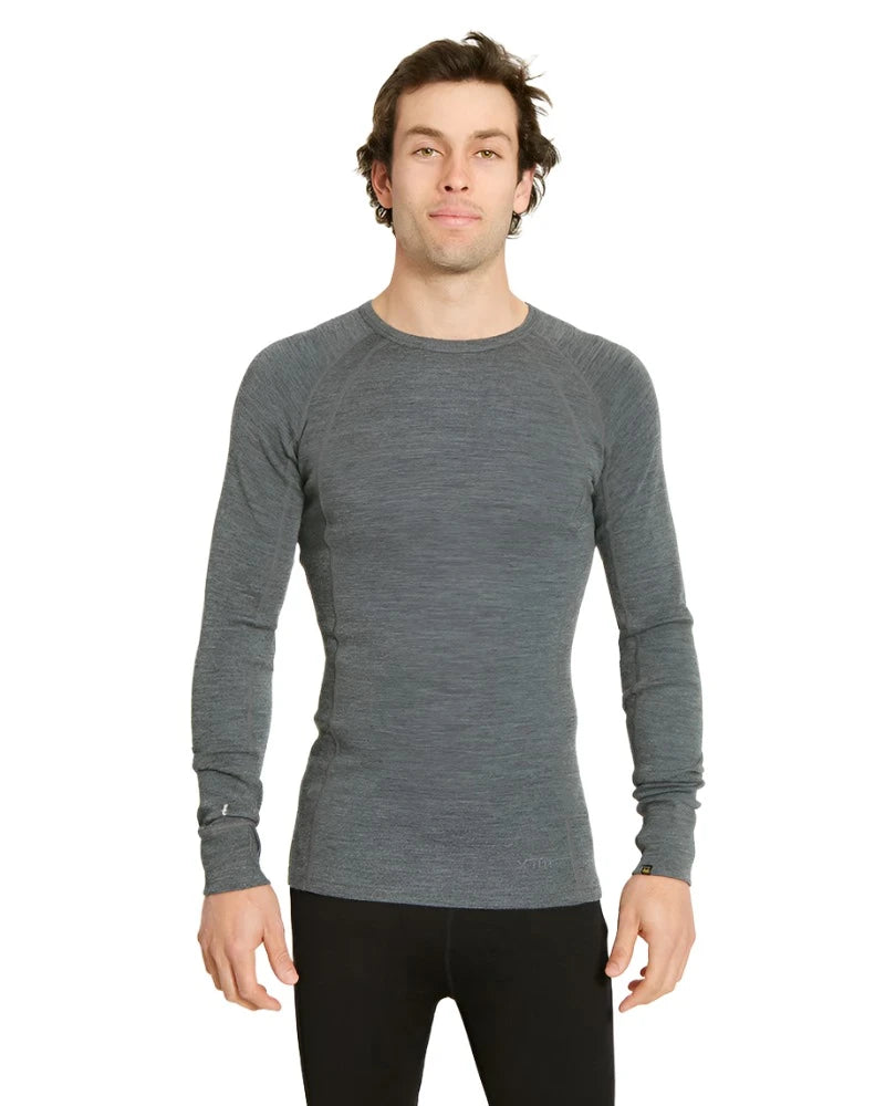 THERMAL TOP-XTM Men's Merino 230 Wool Long Sleeve - Grey
