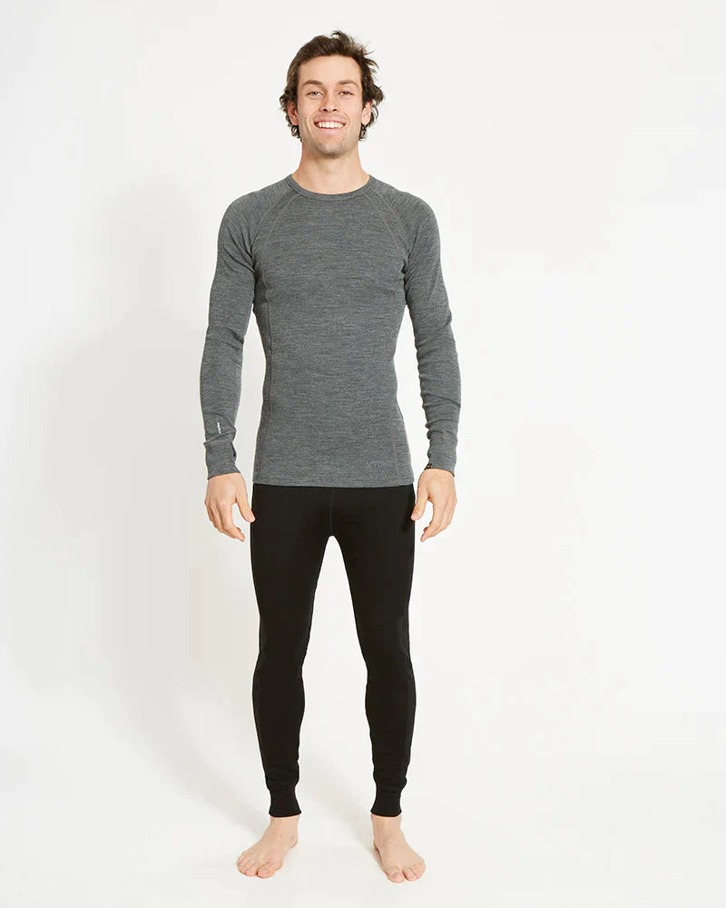 THERMAL TOP-XTM Men's Merino 230 Wool Long Sleeve - Grey