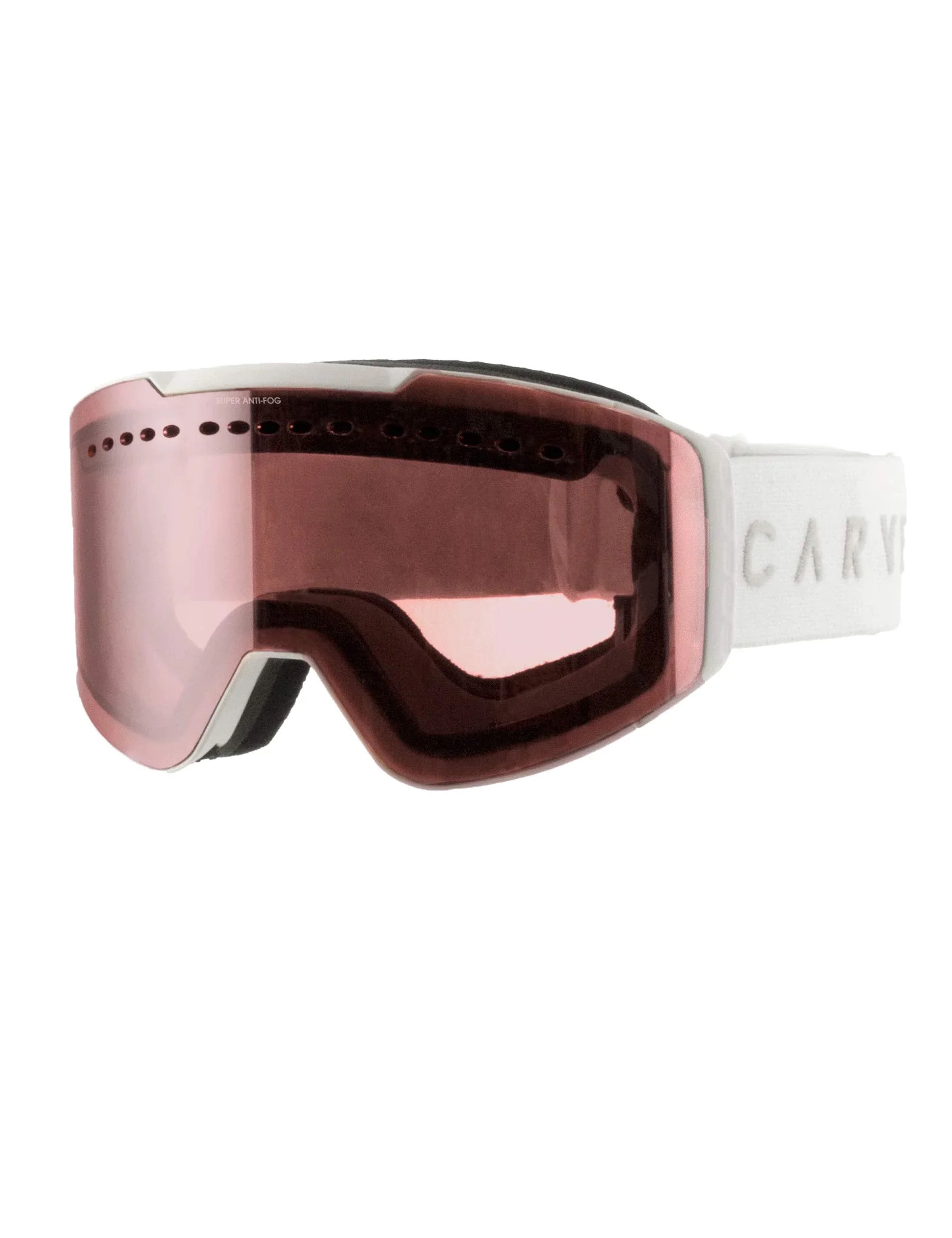 Snow Goggles Carve WHITE OUT White -Med