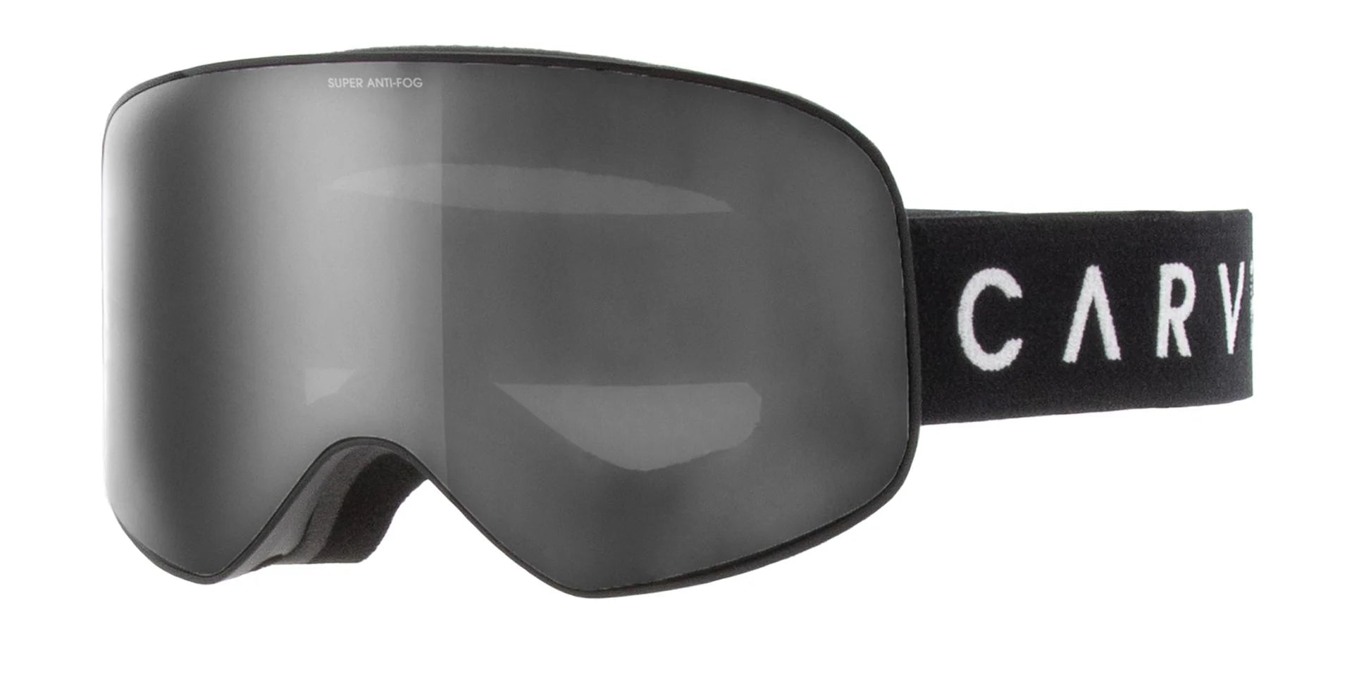 Snow Goggles Carve FROTHER Matt Black - Grey Lens w Silver Iridium