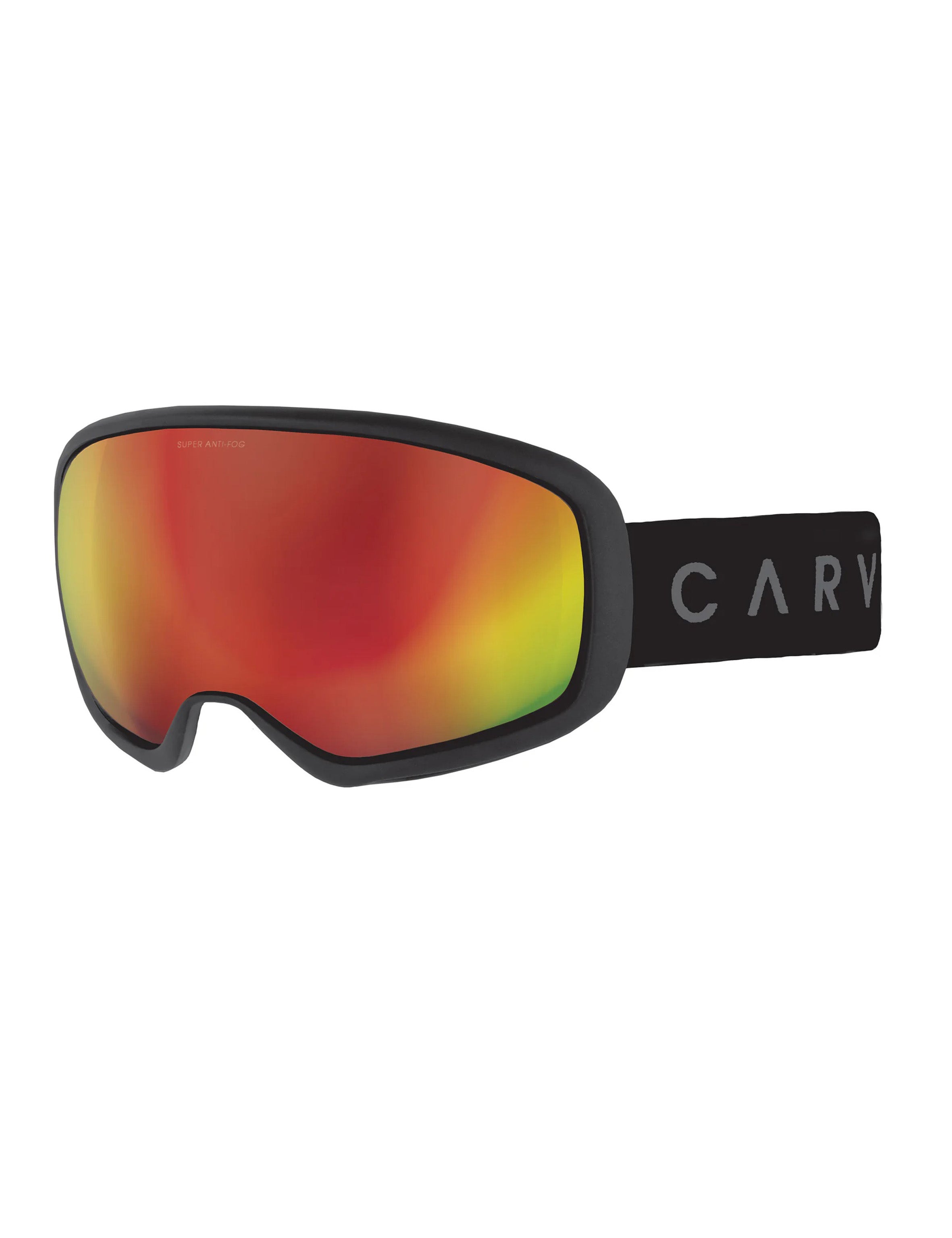 Snow Goggles Carve FIRST TRACKS Black /Orange Mirror- Med