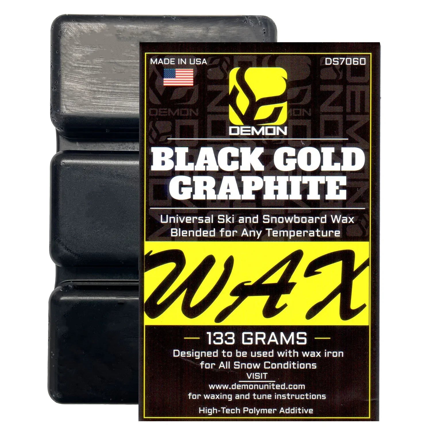 DEMON Snowboard & Ski Temp Black Gold Snowboard Wax