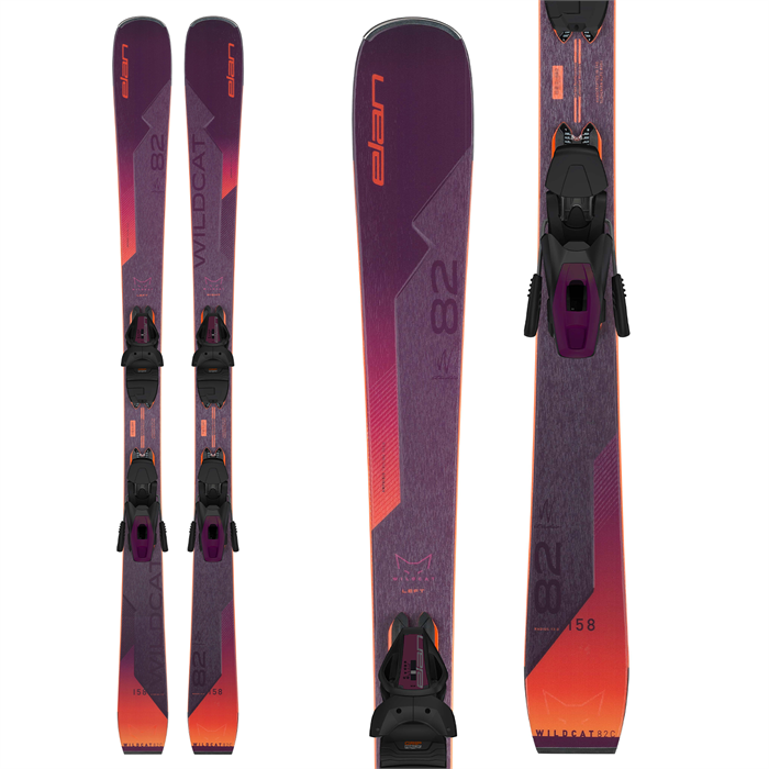 SKIS ELAN 164cm WILDCAT 82 C Skis & Bindings Bundle