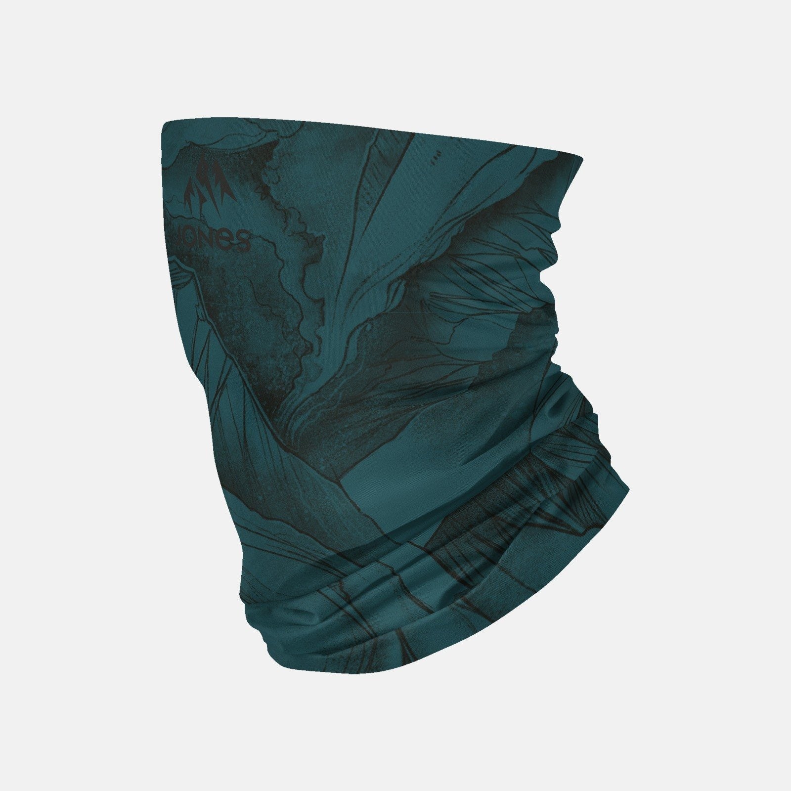 JONES MTN Twin Recycled Fleece Neckwarmer- Pacific Teal