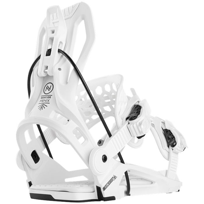 Snowboard Bindings FLOW FENIX- White 2025