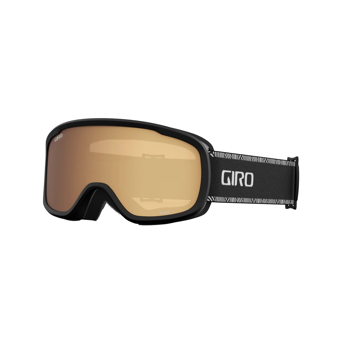 Snow Goggles MOXIE GIRO Black White Chute, Amber Gold + Yellow (2 x lense)
