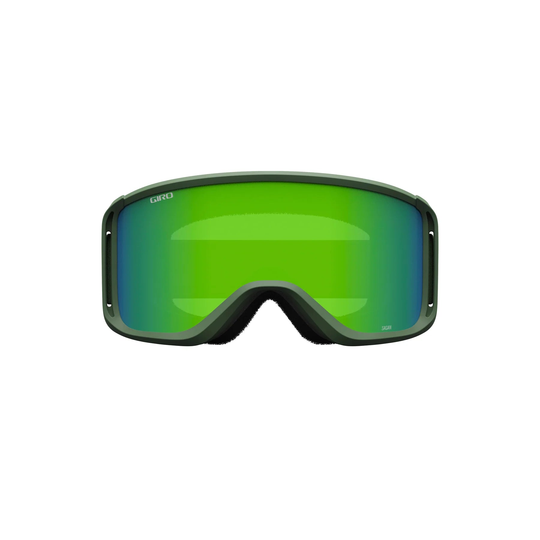 Snow Goggles SAGEN GIRO Hedge Green Streaker + Loden Green + Yellow Lenses