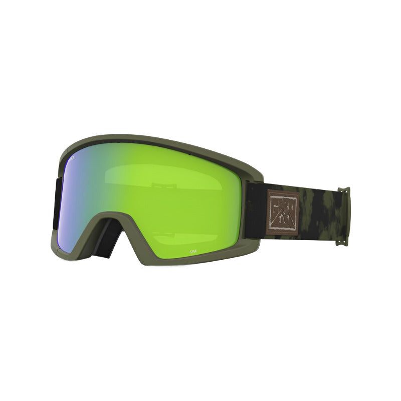 Snow Goggles SEMI GIRO Trail Green Cloud Dust / London Green + Yellow