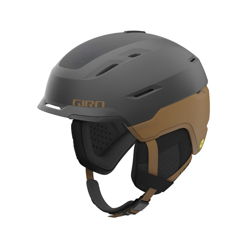 Snow Helmet GIRO Tor Spherical Helmet- Metallic Coal/Tan
