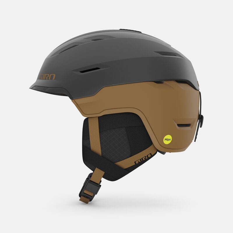 Snow Helmet GIRO Tor Spherical Helmet- Metallic Coal/Tan