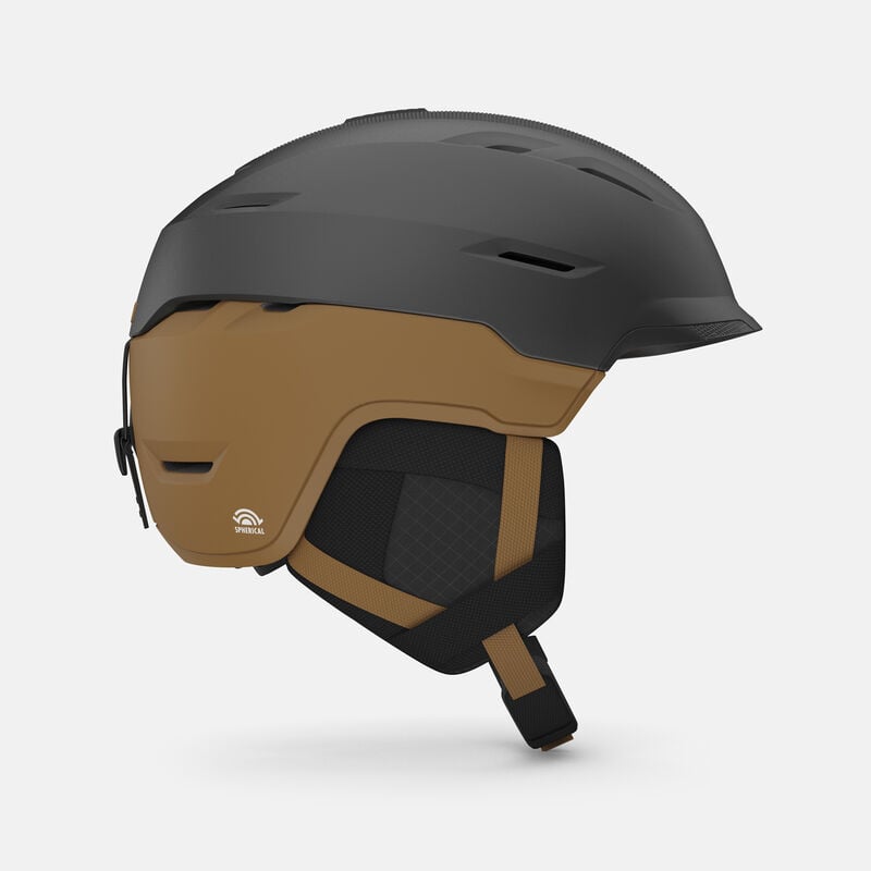 Snow Helmet GIRO Tor Spherical Helmet- Metallic Coal/Tan
